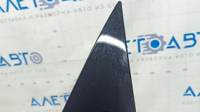 Right rear fender trim for Toyota Prius 50 16-22, gloss black, scratches