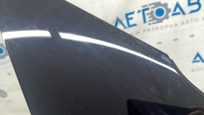 Right rear fender trim for Toyota Prius 50 16-22, gloss black, scratches