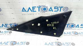 Left rear fender trim for Toyota Prius 50 16-22, gloss black, scratches