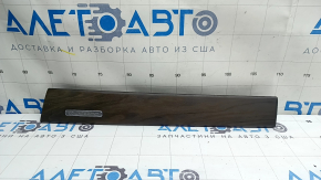 Lower right front panel trim for Audi Q3 83A 19-25, dark aluminum, quattro, scratches, broken fasteners
