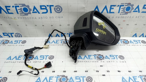 Right side mirror assembly for Audi Q3 83A 19-2 6+2 pins, turn signal, heated, BSM, black