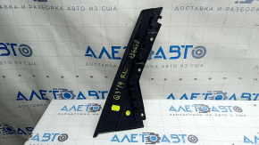 Rear left side door trim for Audi Q3 83A 19-25, gloss black, scratches