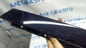 Rear left side door trim for Audi Q3 83A 19-25, gloss black, scratches