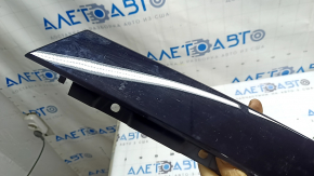 Rear left side door trim for Audi Q3 83A 19-25, gloss black, scratches