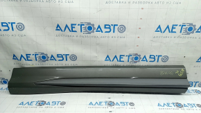 Lower front left door trim for Audi Q3 83A 19-23 S-Line, gray molding, scratches