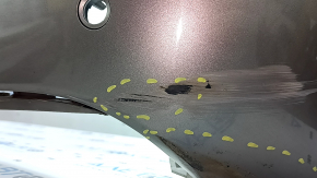 Chrysler Pacifica 17-22 rear bumper with lip, parking sensors and BSM, beige