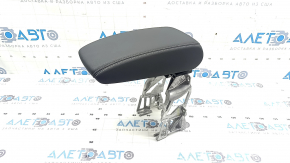 Audi Q3 83A 19-25 armrest, black leather with white stitching, with bracket