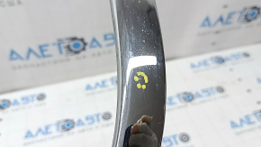 Chrysler Pacifica 17-20 front bumper lower grille molding, chrome, scratches, sand, cracks in the fasteners, dent