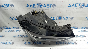 Right front headlight assembly for Audi Q3 83A 19-25 LED with signature DRL, sand