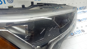 Right front headlight assembly for Audi Q3 83A 19-25 LED with signature DRL, sand