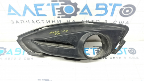 Front bumper grille right Chrysler Pacifica 17-20 under fog lights