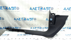 Inner front left door sill trim for Audi Q3 83A 19-25, black, needs cleaning, broken fasteners, scratches