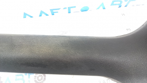 Inner front left door sill trim for Audi Q3 83A 19-25, black, needs cleaning, broken fasteners, scratches