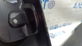 Inner front left door sill trim for Audi Q3 83A 19-25, black, needs cleaning, broken fasteners, scratches
