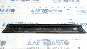Audi Q3 83A 19-25 black outer door sill trim with backlight, S-Line, missing backlight, scratches, scuffed