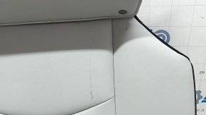 Toyota Prius 50 20 rear seat cushion - black and gray leather, needs cleaning, wrinkled