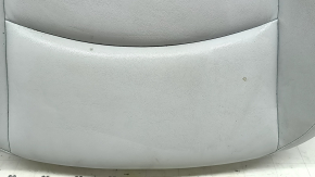 Driver's seat cushion upholstery for Toyota Prius 50 19-22, heated, black and gray leather, needs cleaning, wrinkled