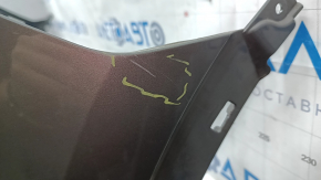 Bare rear bumper, upper part, Audi Q3 83A 19-25, for parking sensors without Park Assist, S-Line, graphite LX7G, without fastening, scratches, abrasions, chips