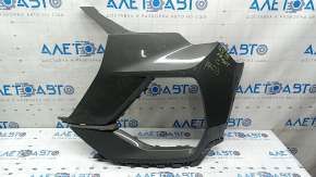 Bare front left bumper Audi Q3 83A 20-23 without Park Assist, S-Line, graphite LX7G, scratches, sand