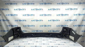 Bare rear bumper, upper part, Audi Q3 83A 19-25, for parking sensors without Park Assist, S-Line, graphite LX7G, without fastening, scratches, abrasions, chips