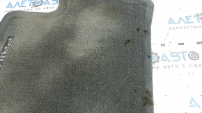 Set of floor mats for Toyota Prius 50, 16-22, gray cloth, dry-cleanable