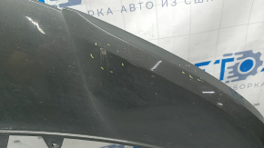 Audi Q3 83A 19-23 S-Line front bumper lip, graphite LX7G, worn, scratches, broken fasteners