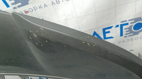 Audi Q3 83A 19-23 S-Line front bumper lip, graphite LX7G, worn, scratches, broken fasteners
