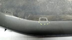 Audi Q3 83A 19-23 S-Line front bumper lip, graphite LX7G, worn, scratches, broken fasteners