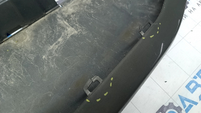 Audi Q3 83A 19-23 S-Line front bumper lip, graphite LX7G, worn, scratches, broken fasteners
