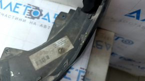Audi Q3 83A 19-23 S-Line front bumper lip, graphite LX7G, worn, scratches, broken fasteners