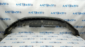 Audi Q3 83A 19-23 S-Line front bumper lip, graphite LX7G, worn, scratches, broken fasteners