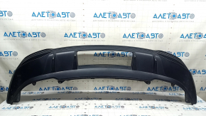 Rear bumper lip for Audi Q3 83A 19-21 black chrome, matte, S-Line, scratches