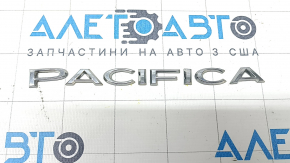 Emblem inscription PACIFICA trunk door Chrysler Pacifica 17-