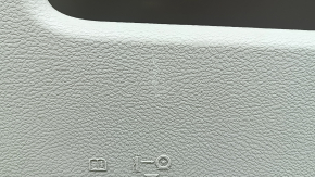 Lower left arch trim for Chrysler Pacifica 17-24, center section for pockets, gray, with plugs, scratches, needs cleaning