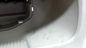 Lower left arch trim for Chrysler Pacifica 17-24, center section for pockets, gray, with plugs, scratches, needs cleaning