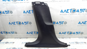 Tesla Model 3 18 lower left center pillar trim - black, scratches