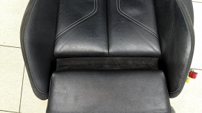 Audi Q3 83A 19-25 driver's seat with airbag, S-Line, electric, heated, black leather, Alcantara inserts, white stitching, scratches on plastic