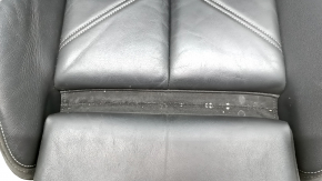 Audi Q3 83A 19-25 passenger seat with airbag, S-Line, electric, heated, black leather, Alcantara inserts, white stitching, scratches on plastic, needs cleaning