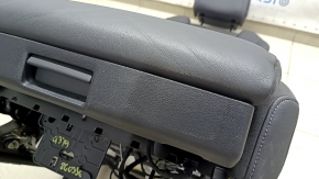 Audi Q3 83A 19-25 passenger seat with airbag, S-Line, electric, heated, black leather, Alcantara inserts, white stitching, scratches on plastic, needs cleaning