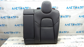 Tesla Model 3 18 rear seat backrest, left, black leather, with heated headrest