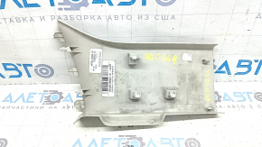 Chrysler Pacifica 17-24 rear left door sill trim, gray, scratches, scuffs, needs cleaning
