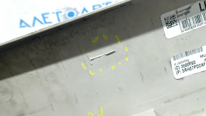 Front left door sill trim for Chrysler Pacifica 17-24, gray, needs cleaning, worn, broken fastener