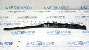 Upper right front panel trim for Audi Q3 83A 19-25, black, melted, cracked