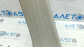 Chrysler Pacifica 17-24 gray lower right front pillar trim, scratches, needs cleaning