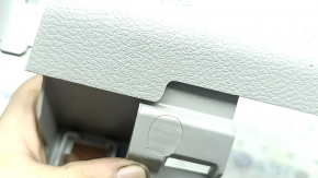 Chrysler Pacifica 17-24 driver's knee pad, gray, with plug, cracks in fasteners, scratch