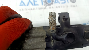 Lexus RX400h 06-09 transmission cooling radiator with dented cells and rusty parts