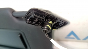 Right sun visor for Audi Q3 83A 19-25, black, without hook, for backlighting, broken mount