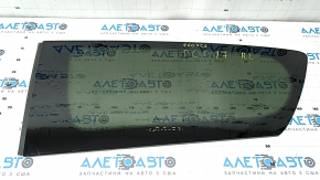 Rear left window, blind glass, Chrysler Pacifica 17-24 tinted, scratched