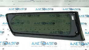 Rear left window, blind glass, Chrysler Pacifica 17-24 tinted, scratched