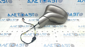 Left side mirror assembly for Chrysler Pacifica 17-20, heated, black, BSM, 7-pin